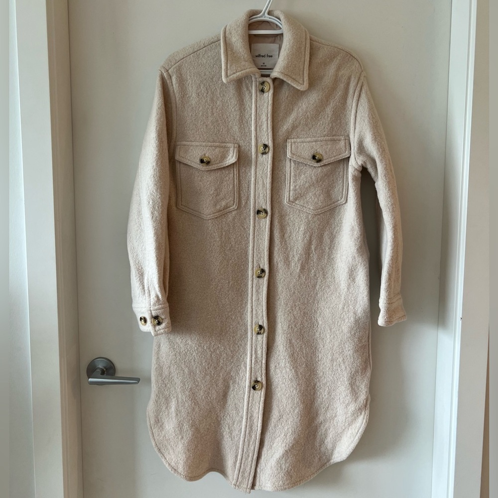 Cream Ganna Long Jackey